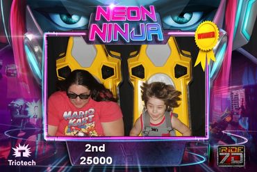 Neon Ninja Photo Souviner at THE RiDE 7D Ontario Mills