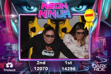 Neon Ninja Photo Souviner at THE RiDE 7D Ontario Mills