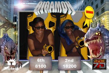 Gigamon Photo Souvenir Gigamon Ride at THE RiDE 7D Ontario Mills