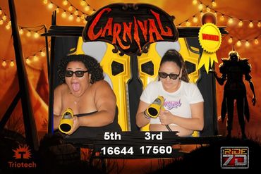 Carnival Ride Photo Souviner at THE RiDE 7D Ontario Mills.