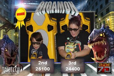 Gigamon Photo Souvenir Gigamon Ride at THE RiDE 7D Ontario Mills