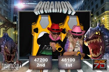 Gigamon Photo Souvenir Gigamon Ride at THE RiDE 7D Ontario Mills