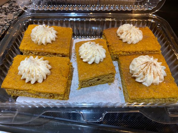 PUMPKIN BARS