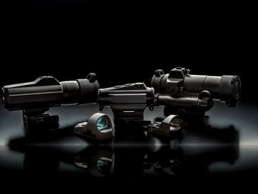 Weapon optics, Red Dots, Scopes, and Thermal Scopes.