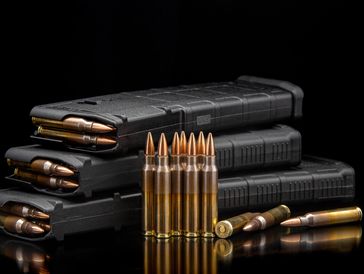 Ammo magazines and PMags.
