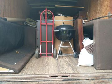 14 ft box truck half a truck load