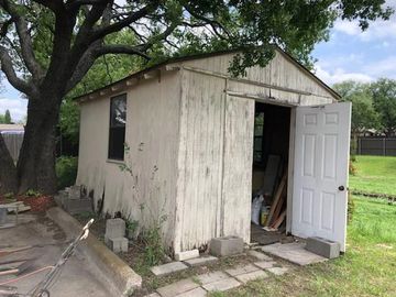 a shed demolition size 10 x14