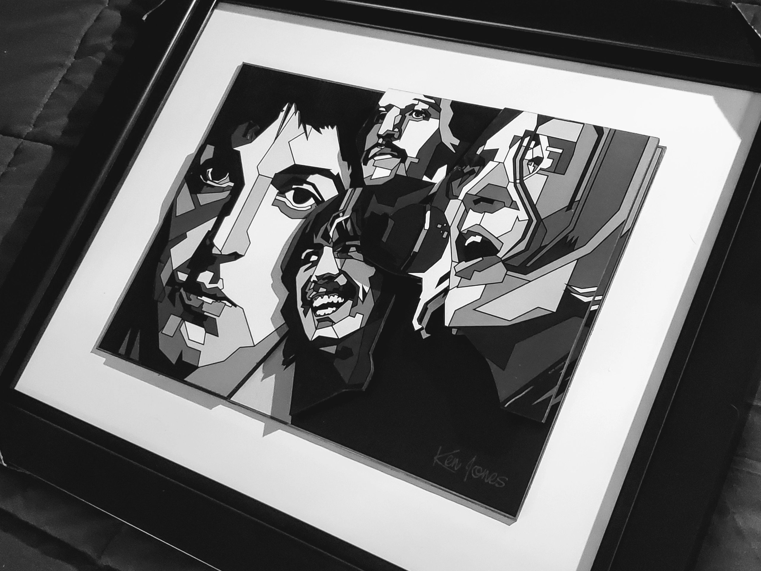 10-10-2020 Beatles 3D 16"x20"