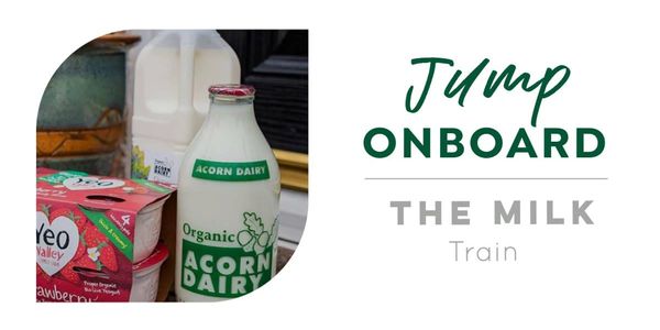 milk and yoghurts on the milk train