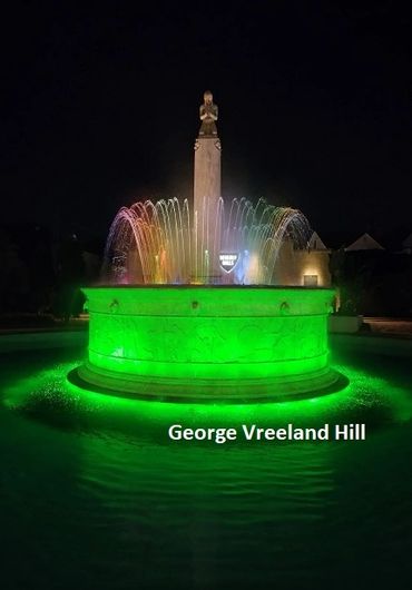 The Electric Fountain in Beverly Hills, California.