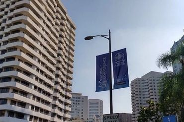 Wilshire Boulevard in Los Angeles, California.