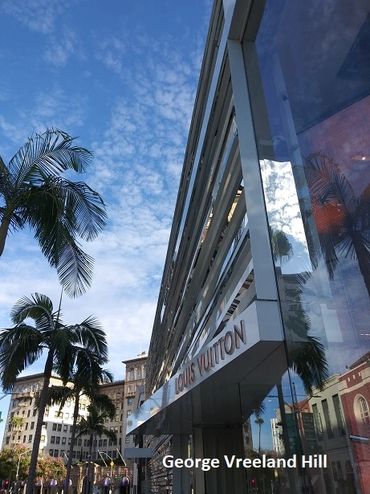 Louis Vuitton on Rodeo Drive in Beverly Hills, California.
