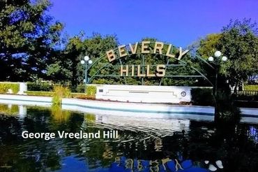 The Beverly Hills Sign in Beverly Hills, California.
