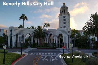 Beverly Hills City Hall in Beverly Hills, California.