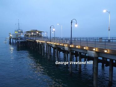 The Santa Monica Pier in Santa Monica, California.