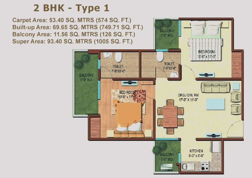 2 bhk in palm resort ,2 bhk in palm resort raj nagar extension,