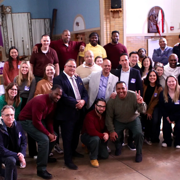 JJ Velazquez facilitating a "Culture Tour" at Sing Sing Prison