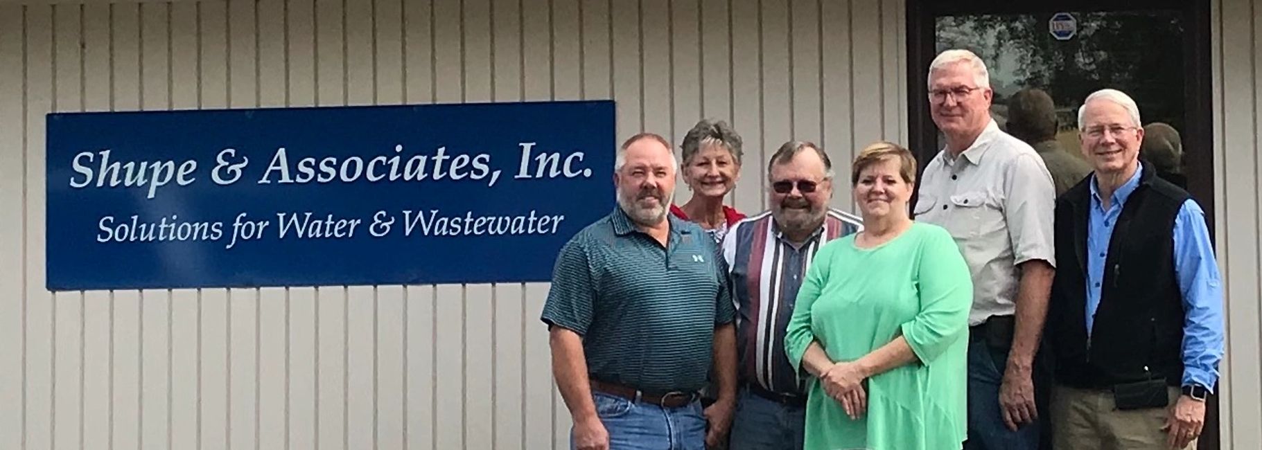 The Shupe and Associates wastewater solutions team