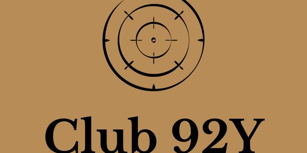 Logo of Club 92Y with a circular target design.