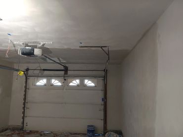 garage roof repair and texture match