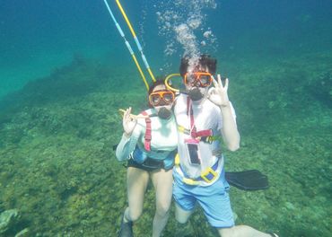 Snuba diving in Montego Bay Jamaica