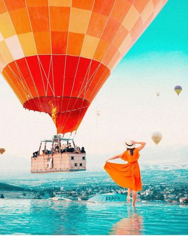 pamukkale hot air ballon fly