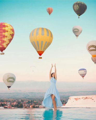 ballons paragliding pamukkale