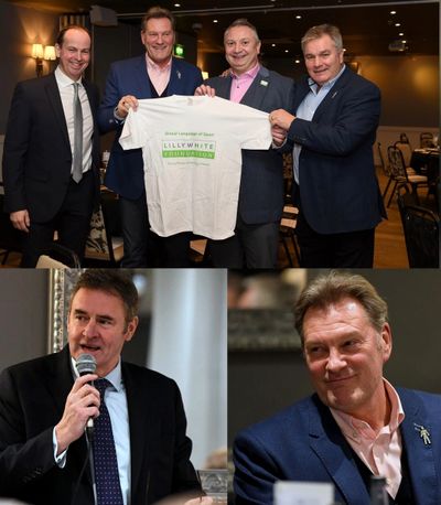 Glenn Hoddle Chris Cowdrey Lillywhite