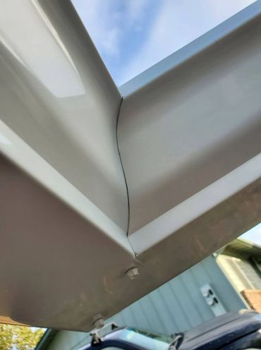Inside Miter 5" K gutters