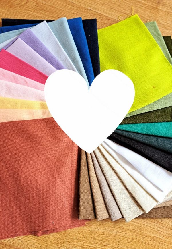 telas lino para bordar manualidades