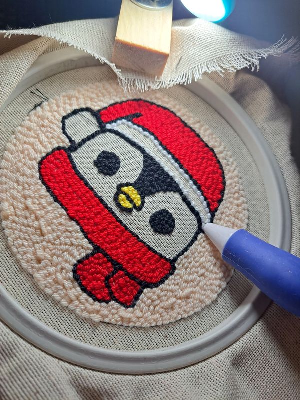 bordado punch needle insumos para manualidades