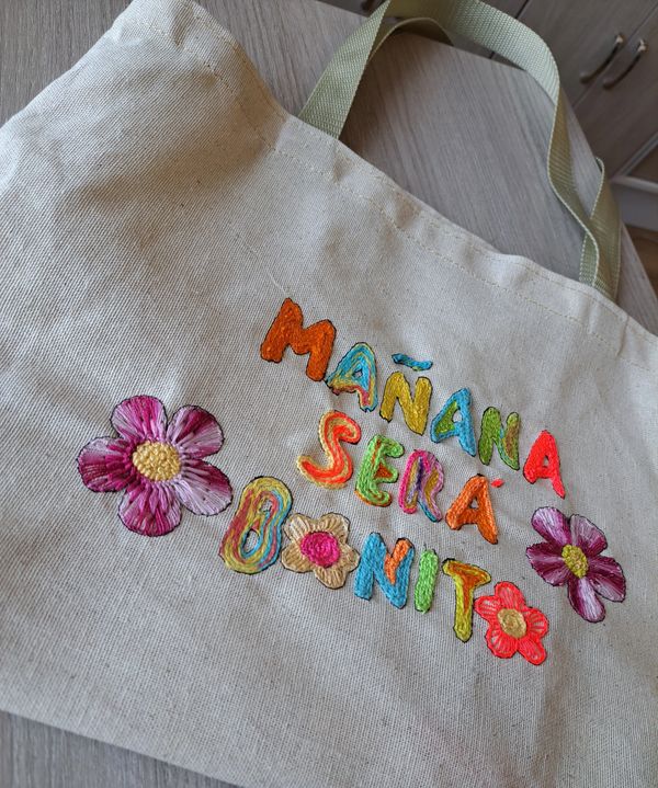 bolsos para bordar y pintar con o sin diseños