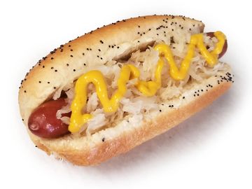 Kraut dog, sauerkraut dog