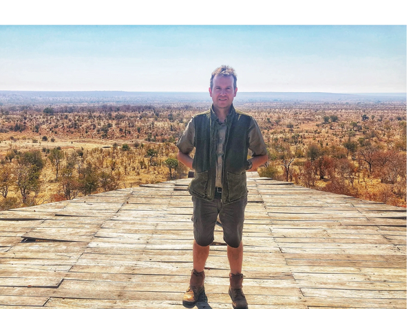 Pablo Piqueras exploring exclusive African hunting destination with Artemis Select Hunts