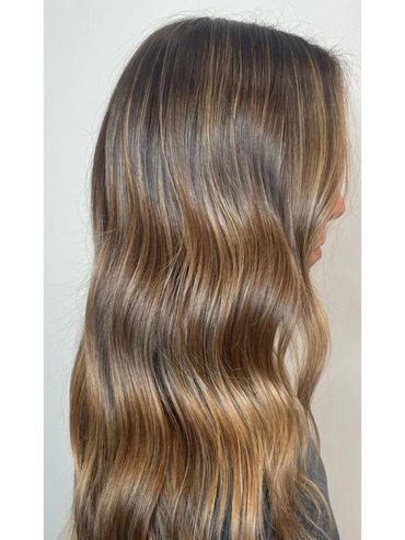 Lived in, blended bronde, super low maintenance, touch up every 3-6 months