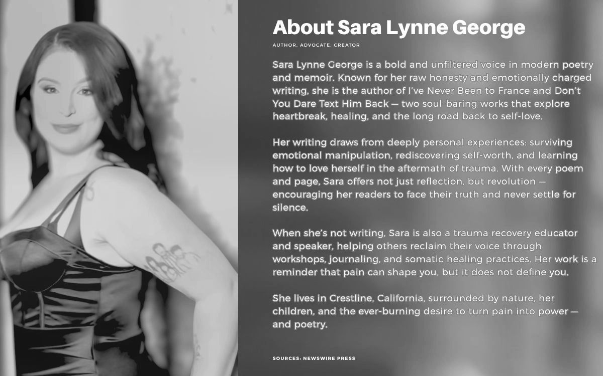 Sara Lynne George author introduction