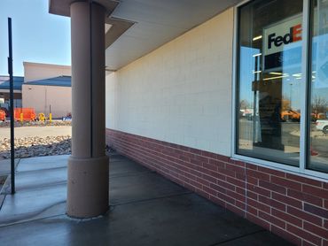 After office depot pressure washing job