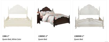 Classic Bedframes White, Ivory and Cherry