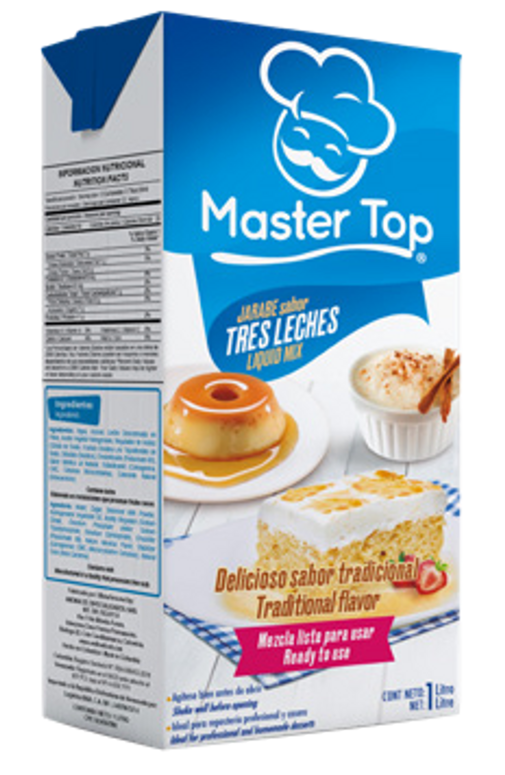 Master Top mezlca de tres leches UHT