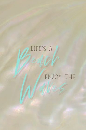 Typo Beach Design von Christin Ladwig