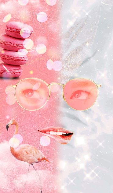 Rosarote Brille Lenormand Design von Christin Ladwig