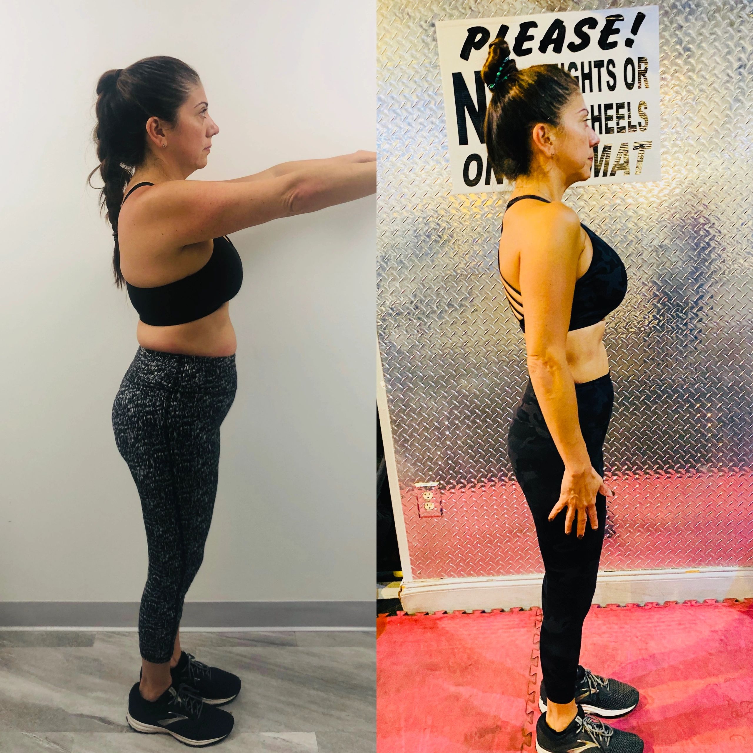 Angie's 8 week transformation.