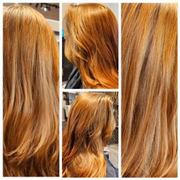 Natural looking red hair color