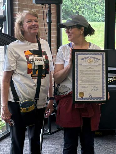 Honored to accept State of Michigan commendation on behalf of Juneteenth WB in 2025.