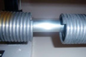 Broken garage door spring