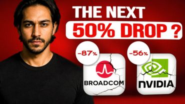 Man questions potential 50% stock drop for Broadcom and Nvidia.