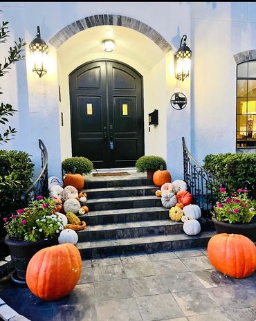 Mums + Big Macs! Make for a Boo-tiful Porch!