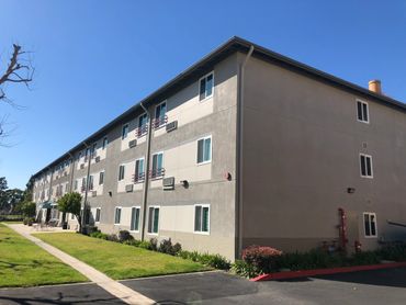 painted condominiums