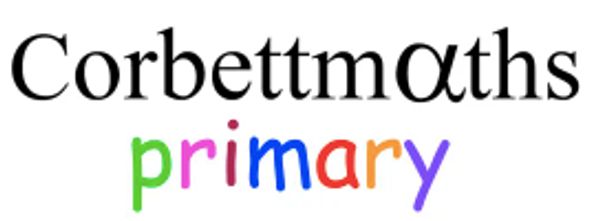 Corbettmaths Primary logo with colorful letters.