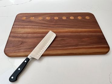 Custom Wood Cutting Board with Rounded Corners